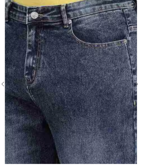 Men Lightly-Washed Straight Fit Jeans - Image 3
